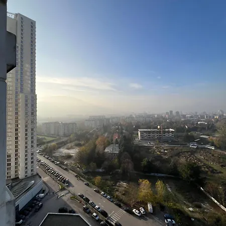 アパート Skycity Deluxe - View - Parking Included - 16th Floor スコピエ